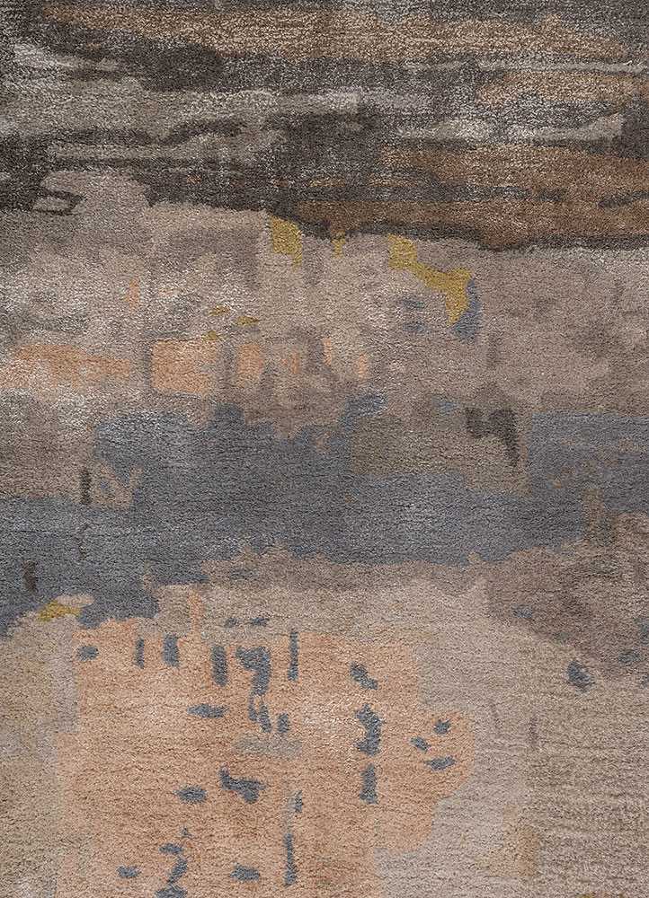 genesis ivory wool and viscose hand tufted Rug - CloseUp genesis ivory wool and viscose hand tufted Rug - CloseUp