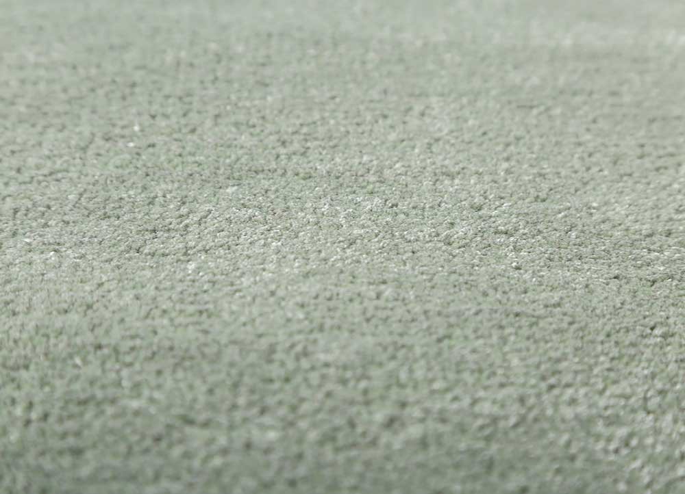 come around green wool and viscose hand tufted Rug - CloseUp come around green wool and viscose hand tufted Rug - CloseUp