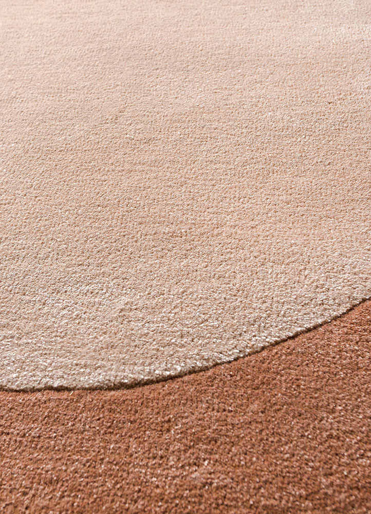 cera red and orange wool and viscose hand tufted Rug - CloseUp cera red and orange wool and viscose hand tufted Rug - CloseUp