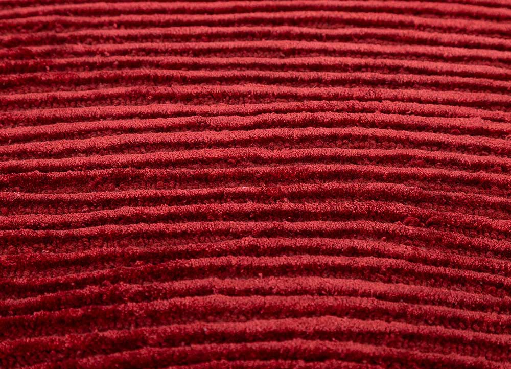 cera red and orange wool and viscose hand tufted Rug - CloseUp cera red and orange wool and viscose hand tufted Rug - CloseUp
