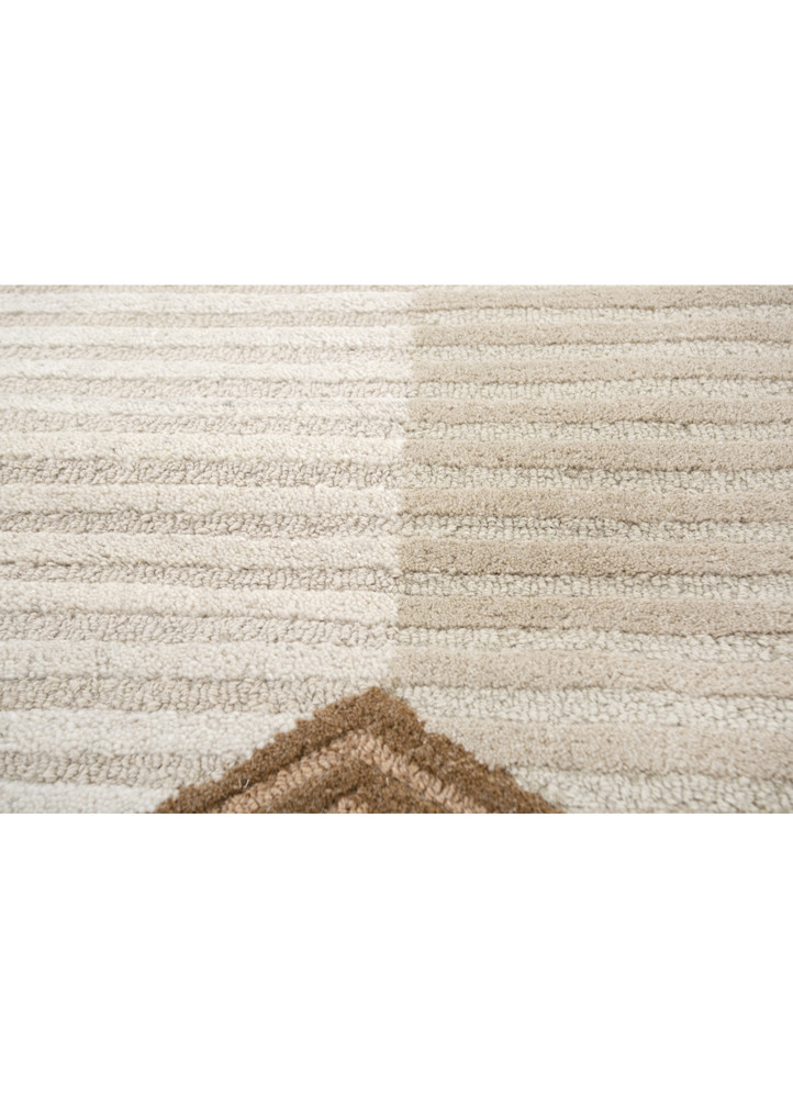 come around ivory wool and viscose hand tufted Rug - CloseUp come around ivory wool and viscose hand tufted Rug - CloseUp