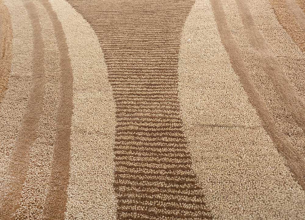 pathways gold wool and viscose hand tufted Rug - CloseUp pathways gold wool and viscose hand tufted Rug - CloseUp