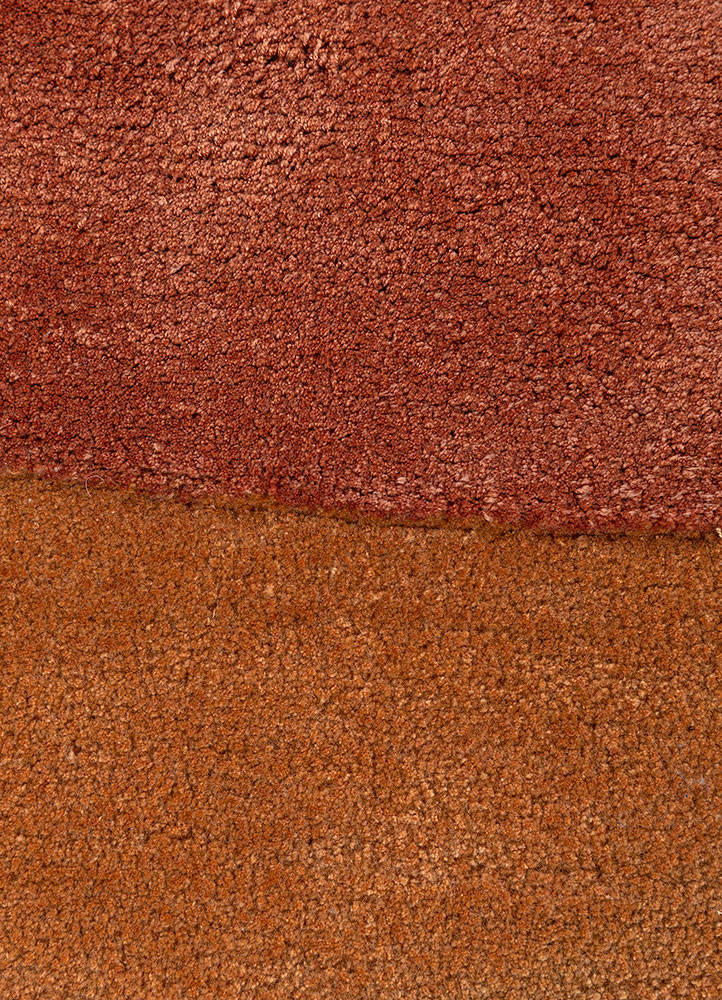 cera red and orange wool and viscose hand tufted Rug - CloseUp cera red and orange wool and viscose hand tufted Rug - CloseUp