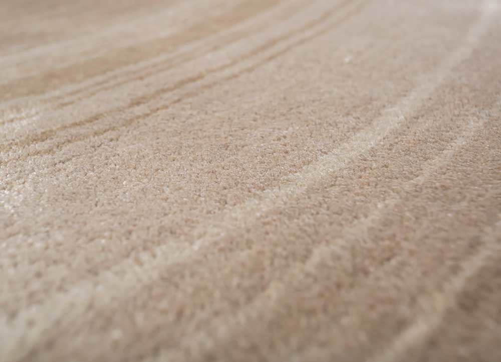 caliedo ivory wool and viscose hand tufted Rug - CloseUp