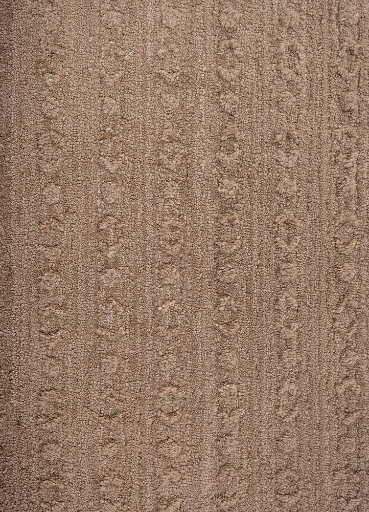 pathways beige and brown wool hand tufted Rug - CloseUp pathways beige and brown wool hand tufted Rug - CloseUp