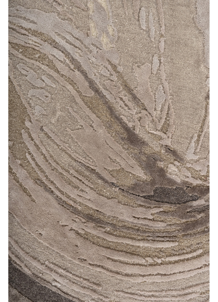 lucid ivory wool and bamboo silk hand tufted Rug - CloseUp lucid ivory wool and bamboo silk hand tufted Rug - CloseUp