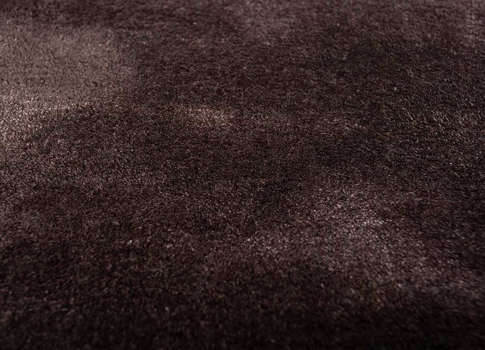 cera beige and brown viscose hand tufted Rug - CloseUp