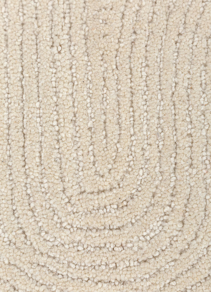 aprezo ivory wool and viscose hand tufted Rug - CloseUp aprezo ivory wool and viscose hand tufted Rug - CloseUp