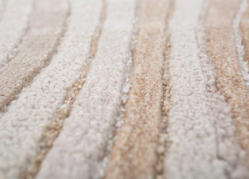 pathways ivory wool and viscose hand tufted Rug - CloseUp pathways ivory wool and viscose hand tufted Rug - CloseUp