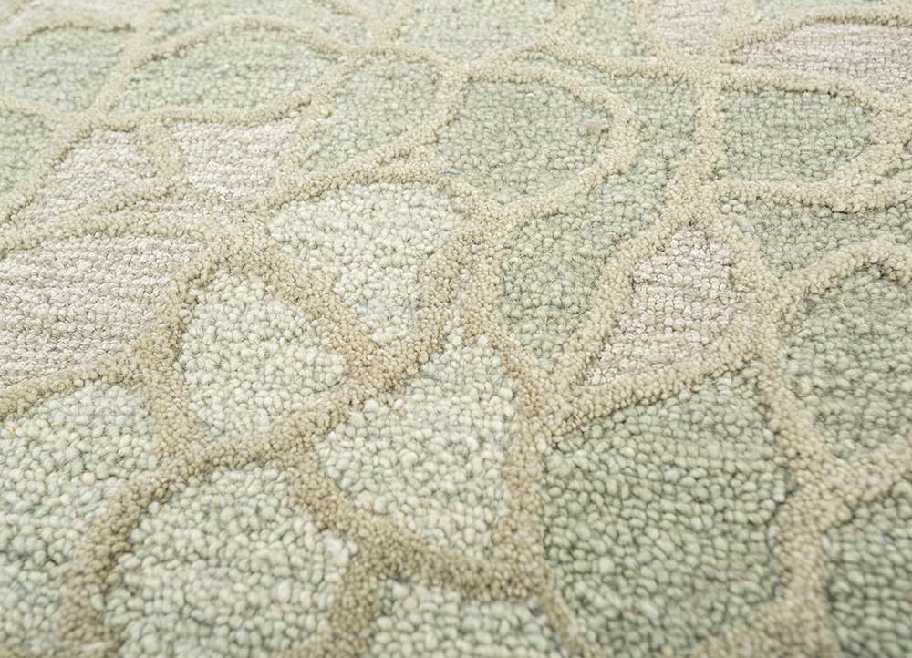 caliedo green polyester hand tufted Rug - CloseUp caliedo green polyester hand tufted Rug - CloseUp