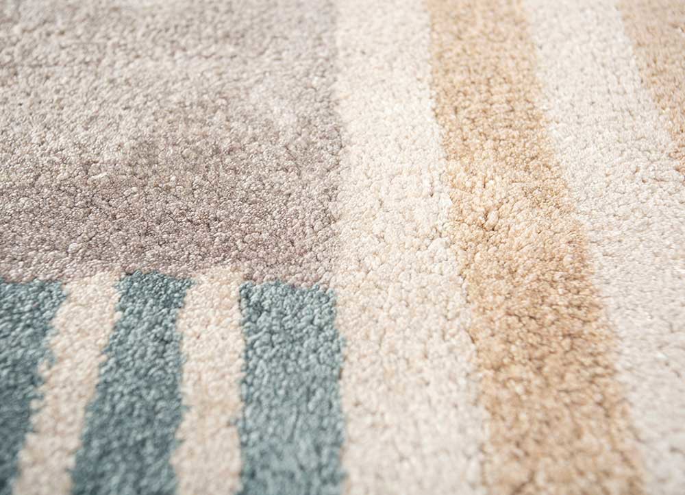 come around ivory viscose hand tufted Rug - CloseUp come around ivory viscose hand tufted Rug - CloseUp