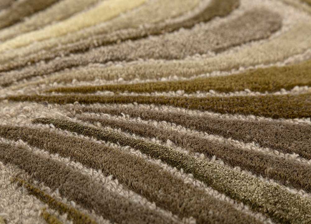 infini gold wool and viscose hand tufted Rug - CloseUp infini gold wool and viscose hand tufted Rug - CloseUp