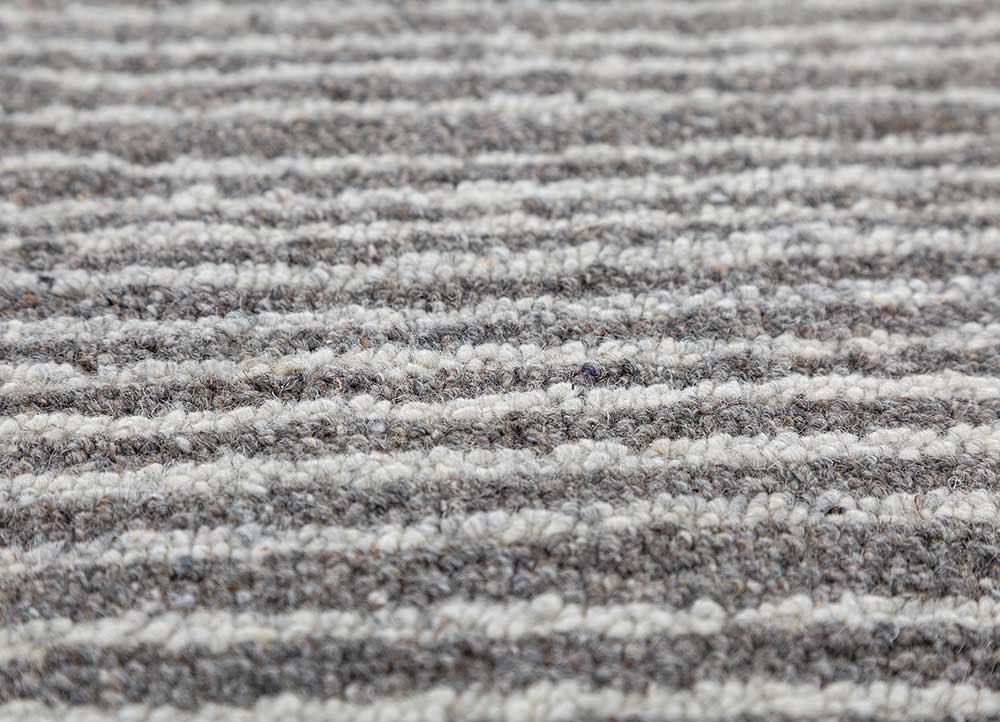 infini grey and black wool and viscose hand tufted Rug - CloseUp infini grey and black wool and viscose hand tufted Rug - CloseUp