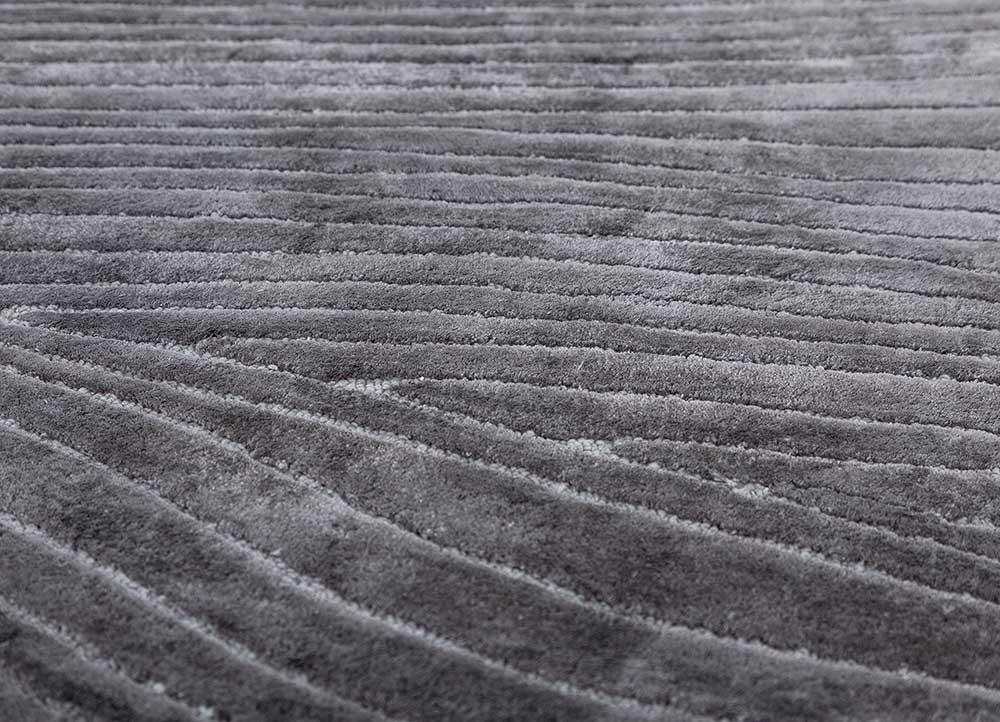 infini blue wool and viscose hand tufted Rug - CloseUp infini blue wool and viscose hand tufted Rug - CloseUp