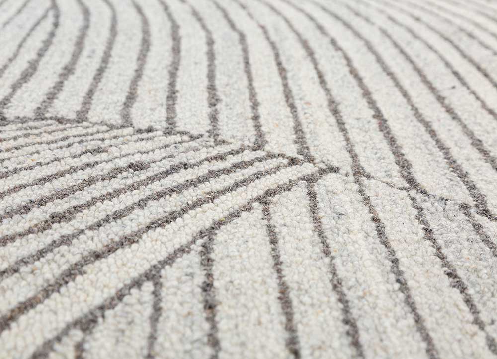 pathways ivory wool and viscose hand tufted Rug - CloseUp pathways ivory wool and viscose hand tufted Rug - CloseUp
