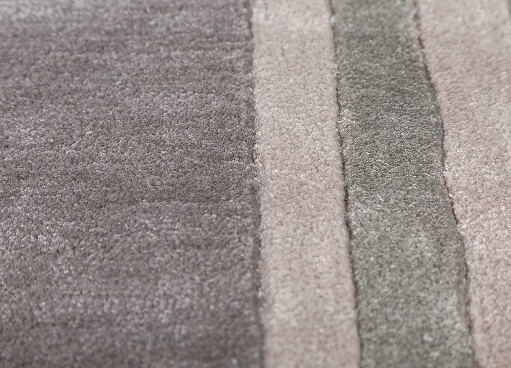 come around ivory wool and viscose hand tufted Rug - CloseUp come around ivory wool and viscose hand tufted Rug - CloseUp