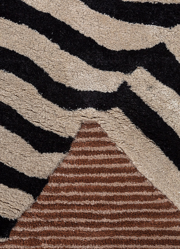adrift ivory wool and viscose hand tufted Rug - CloseUp