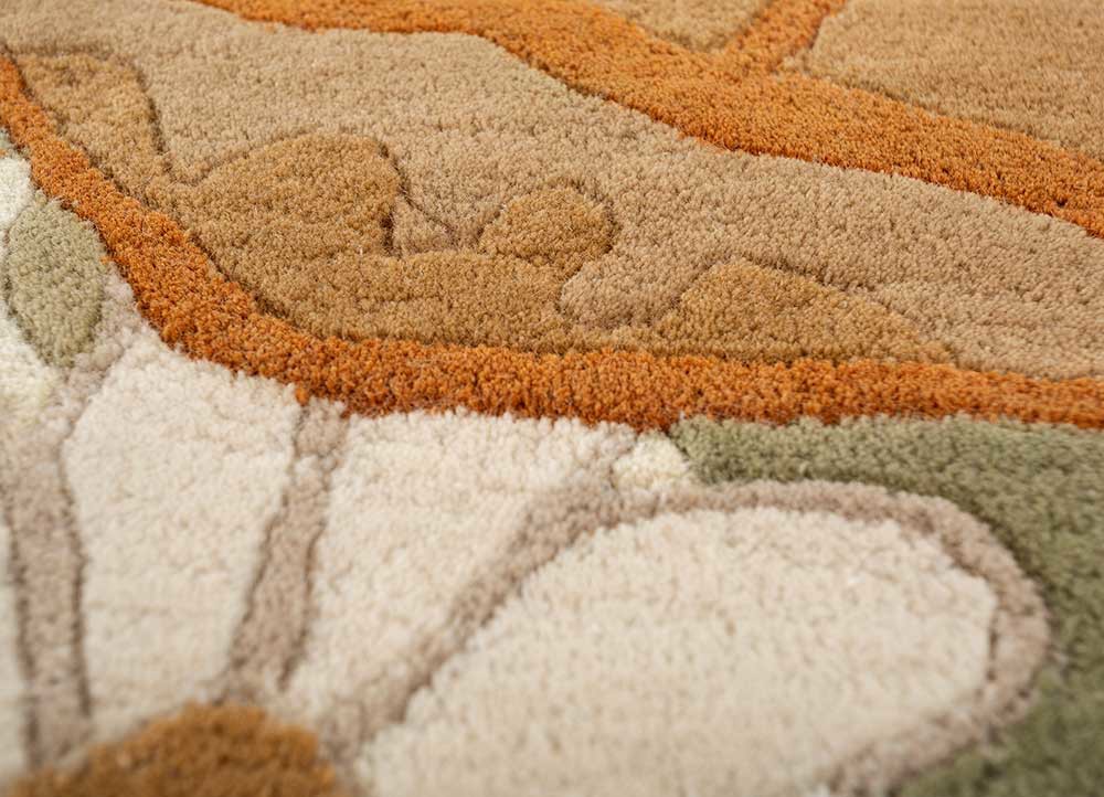 hacienda ivory wool hand tufted Rug - CloseUp hacienda ivory wool hand tufted Rug - CloseUp