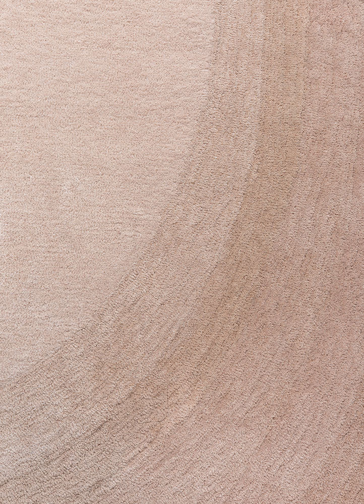 chroma pink and purple wool hand tufted Rug - CloseUp