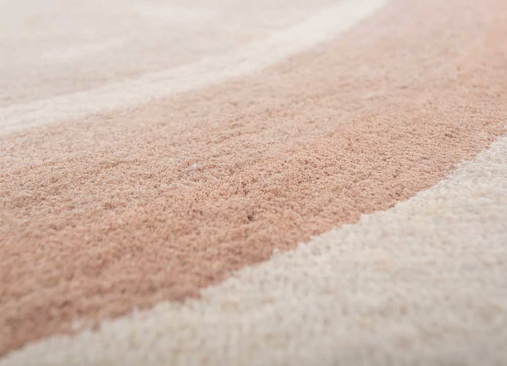 chroma beige and brown wool hand tufted Rug - CloseUp chroma beige and brown wool hand tufted Rug - CloseUp