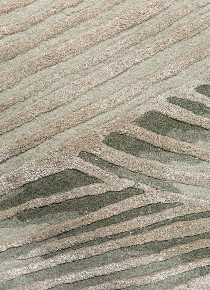 lucid gold wool and viscose hand tufted Rug - CloseUp lucid gold wool and viscose hand tufted Rug - CloseUp