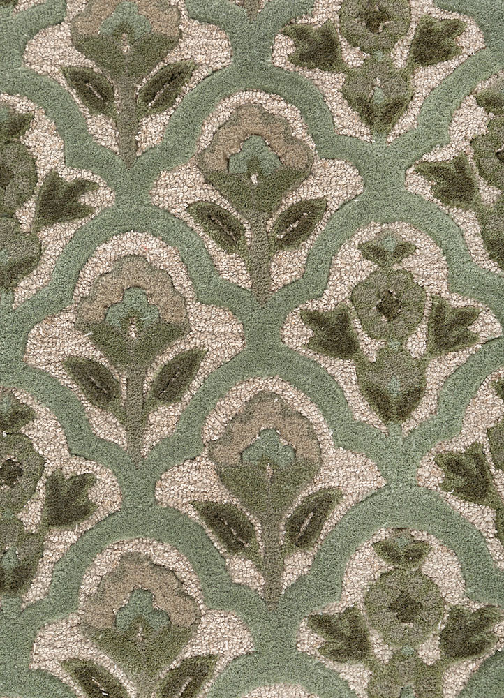 aurelia gold wool and viscose hand tufted Rug - CloseUp aurelia gold wool and viscose hand tufted Rug - CloseUp