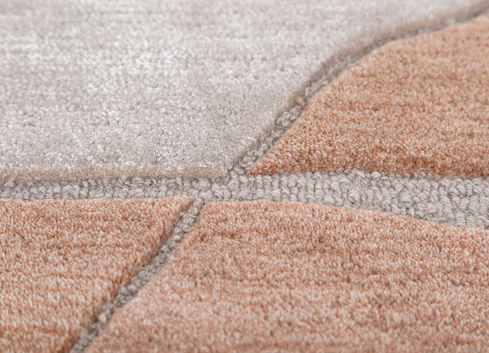 come around ivory wool and viscose hand tufted Rug - CloseUp come around ivory wool and viscose hand tufted Rug - CloseUp