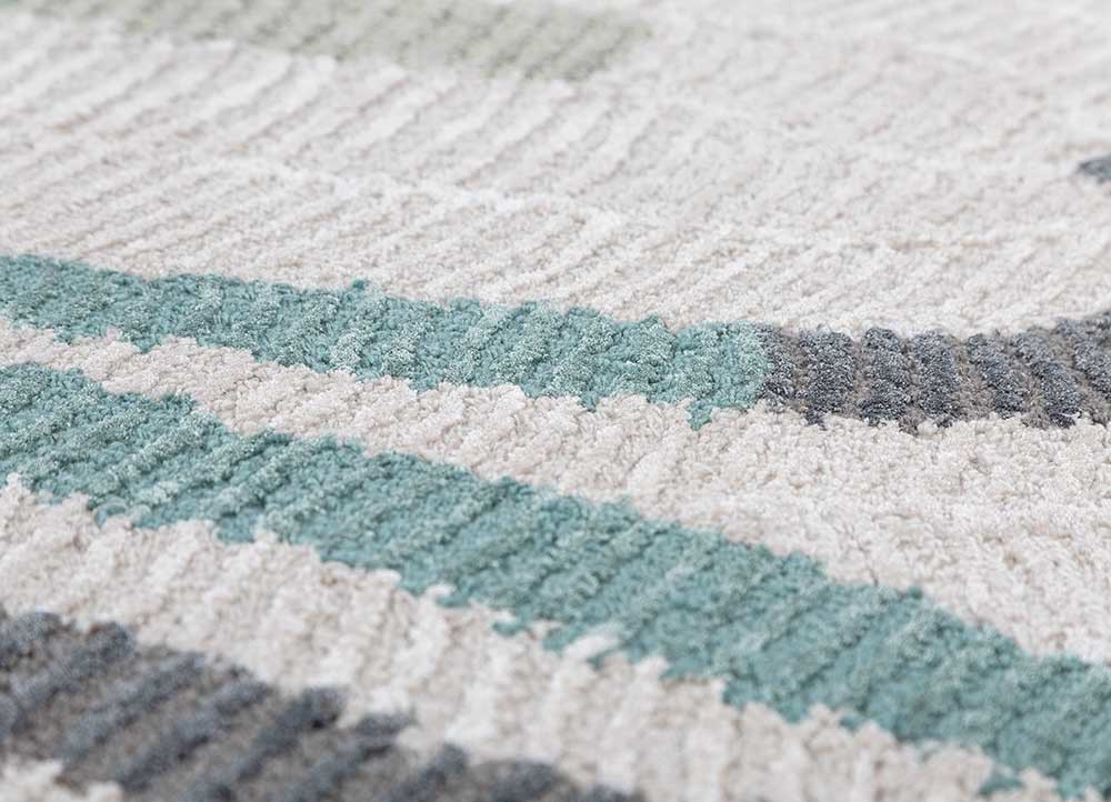 pathways ivory wool and viscose hand tufted Rug - CloseUp pathways ivory wool and viscose hand tufted Rug - CloseUp