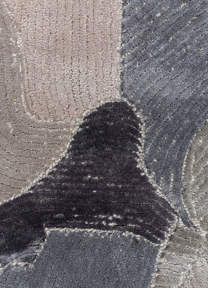 aurelia ivory wool and viscose hand tufted Rug - CloseUp aurelia ivory wool and viscose hand tufted Rug - CloseUp