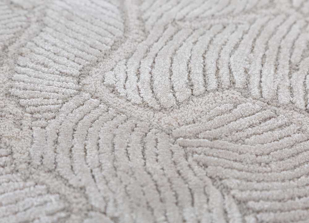 aurelia ivory wool and viscose hand tufted Rug - CloseUp