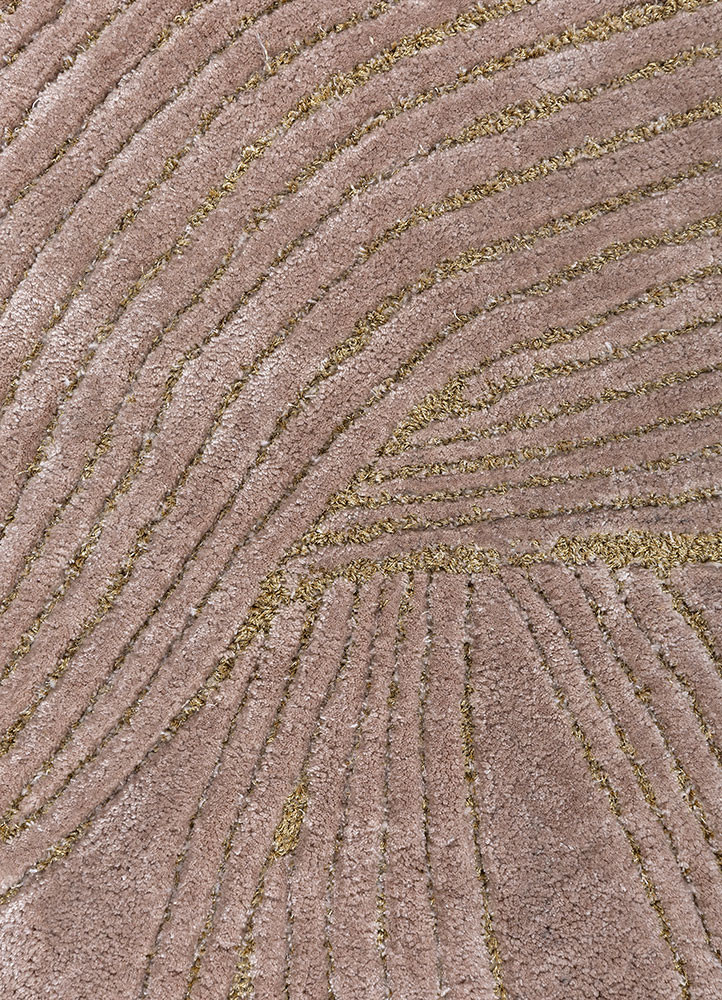 infini beige and brown viscose hand tufted Rug - CloseUp infini beige and brown viscose hand tufted Rug - CloseUp