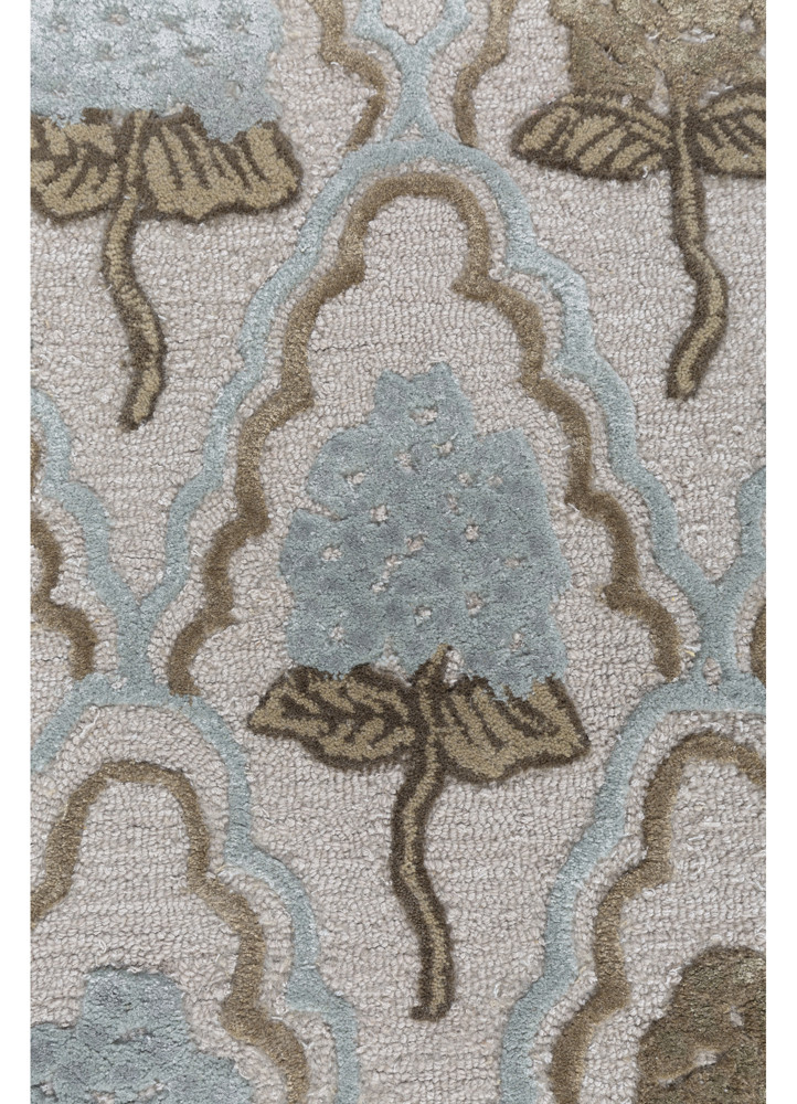 confetti ivory wool and viscose hand tufted Rug - CloseUp