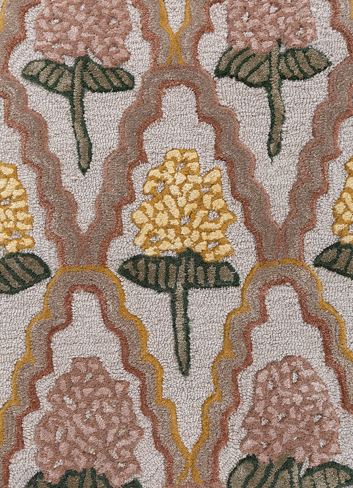 aurelia ivory wool and viscose hand tufted Rug - CloseUp aurelia ivory wool and viscose hand tufted Rug - CloseUp