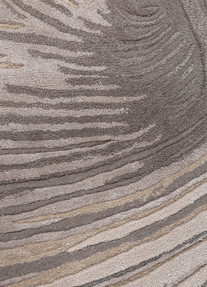 infini grey and black wool and viscose hand tufted Rug - CloseUp infini grey and black wool and viscose hand tufted Rug - CloseUp