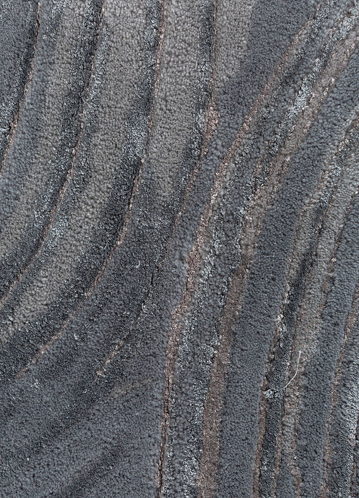 infini blue wool and viscose hand tufted Rug - CloseUp infini blue wool and viscose hand tufted Rug - CloseUp
