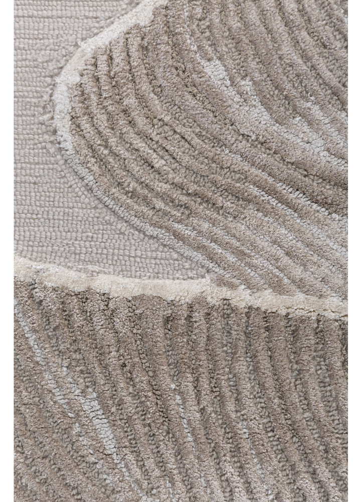 aurelia ivory wool and viscose hand tufted Rug - CloseUp aurelia ivory wool and viscose hand tufted Rug - CloseUp