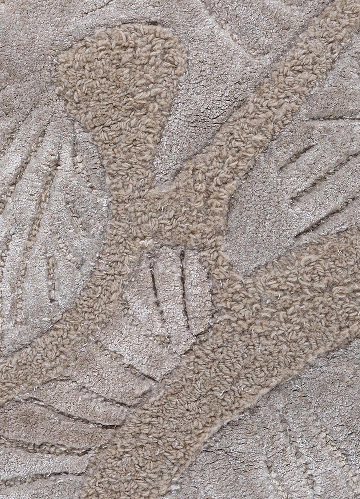 aurelia ivory wool and viscose hand tufted Rug - CloseUp aurelia ivory wool and viscose hand tufted Rug - CloseUp