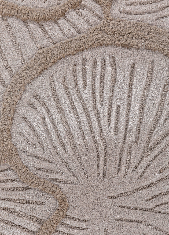aurelia ivory wool and viscose hand tufted Rug - CloseUp aurelia ivory wool and viscose hand tufted Rug - CloseUp