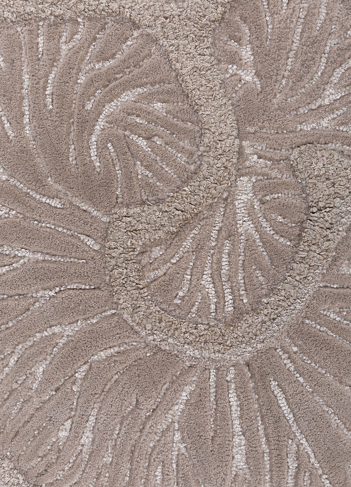 aurelia ivory wool and viscose hand tufted Rug - CloseUp aurelia ivory wool and viscose hand tufted Rug - CloseUp