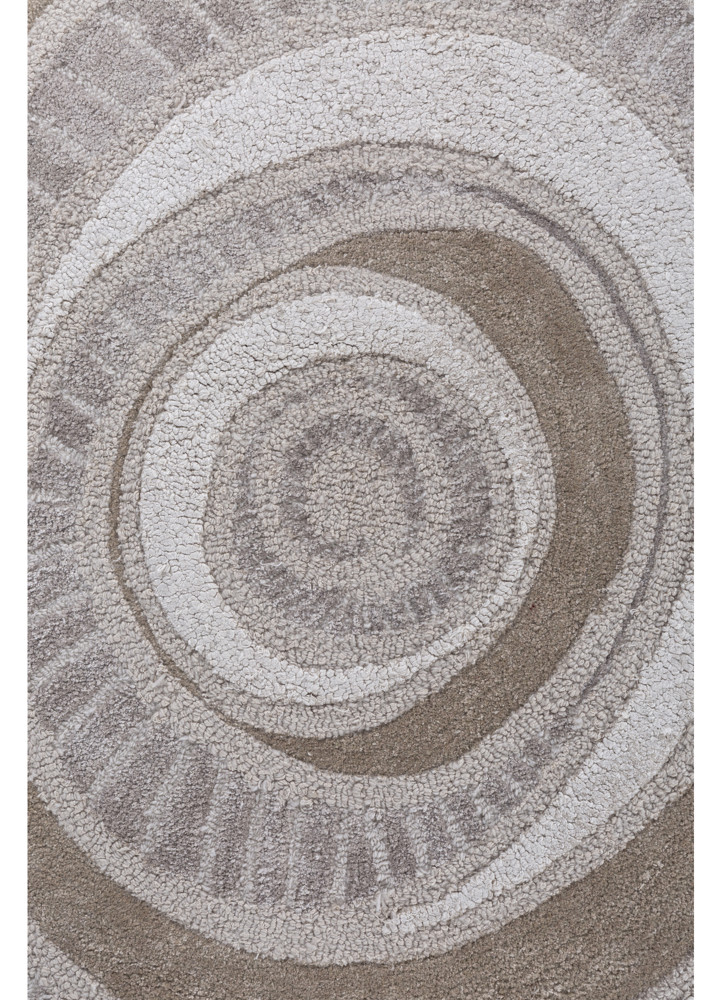 aprezo ivory wool and viscose hand tufted Rug - CloseUp aprezo ivory wool and viscose hand tufted Rug - CloseUp