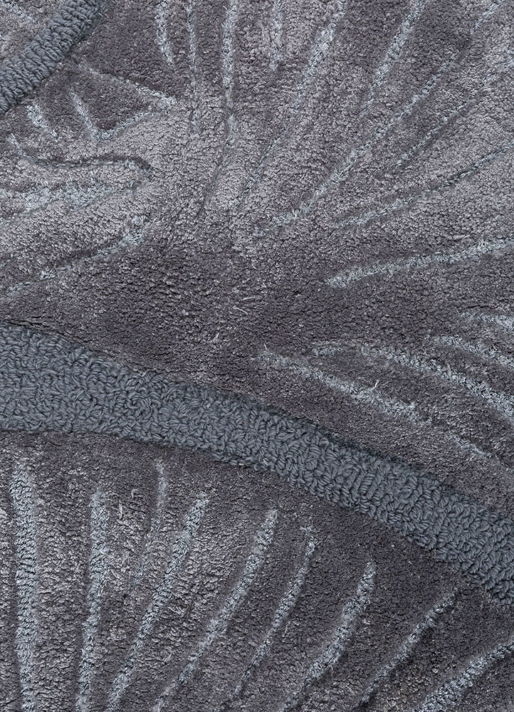 aurelia blue wool and viscose hand tufted Rug - CloseUp aurelia blue wool and viscose hand tufted Rug - CloseUp