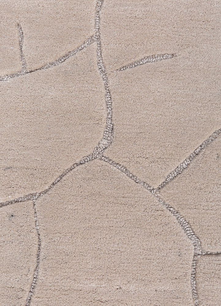 infini ivory wool and viscose hand tufted Rug - CloseUp infini ivory wool and viscose hand tufted Rug - CloseUp