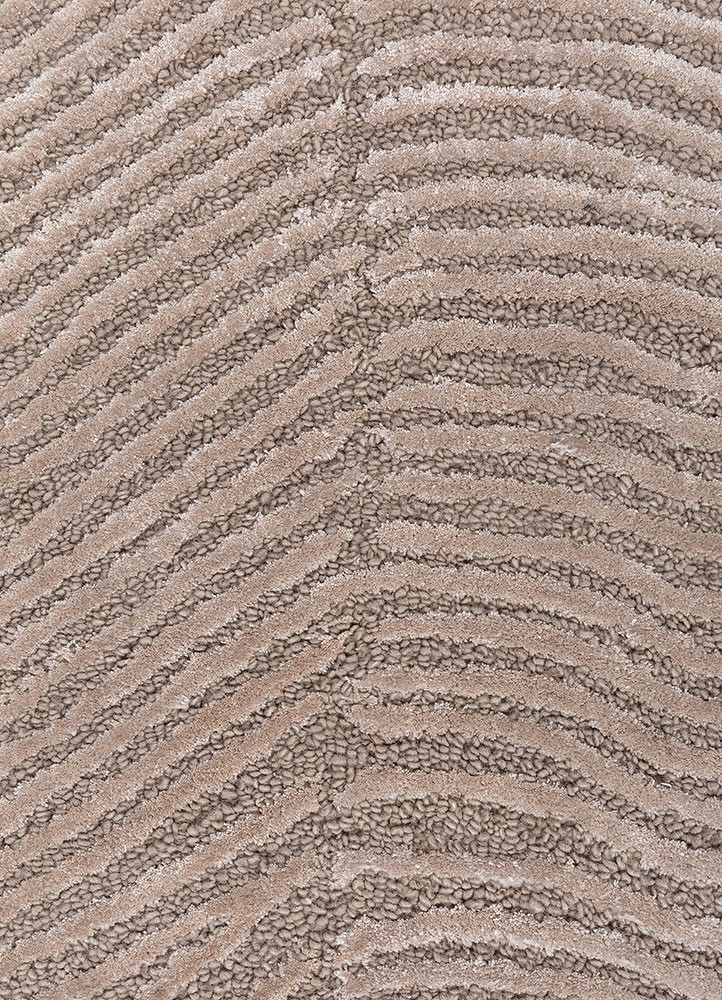 pathways green wool and viscose hand tufted Rug - CloseUp pathways green wool and viscose hand tufted Rug - CloseUp