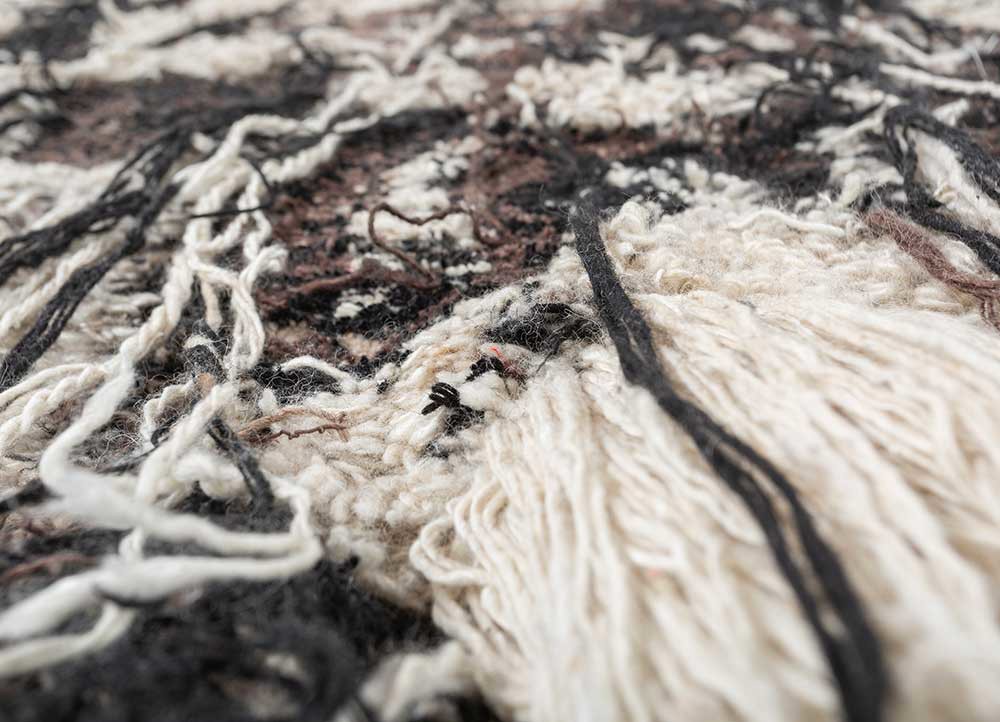 silent echoes grey and black wool wall art WALL ART & TAPESTRY - CloseUp