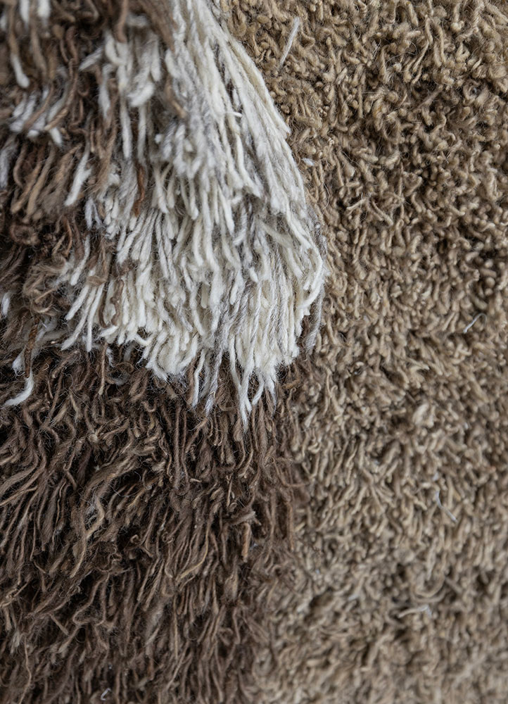 diwar beige and brown wool wall art WALL ART & TAPESTRY - CloseUp