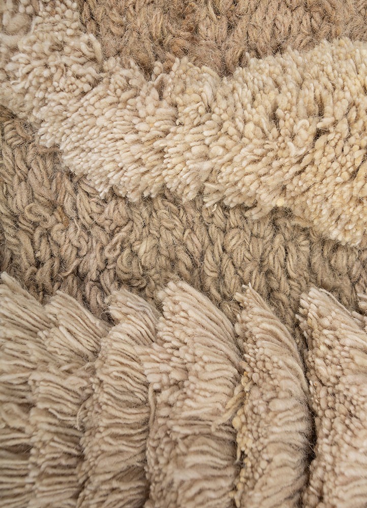 diwar beige and brown wool wall art WALL ART & TAPESTRY - CloseUp