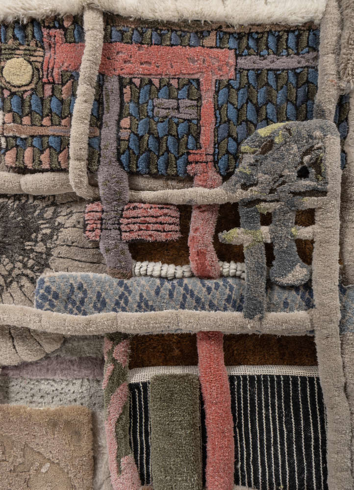 exposed spine green wool wall art WALL ART & TAPESTRY - CloseUp exposed spine green wool wall art WALL ART & TAPESTRY - CloseUp