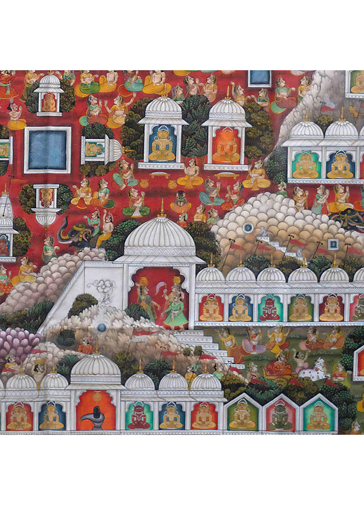 bridge bharat vibrant natural pigment colors on cotton cloth art work WALL ART & TAPESTRY - CloseUp bridge bharat vibrant natural pigment colors on cotton cloth art work WALL ART & TAPESTRY - CloseUp