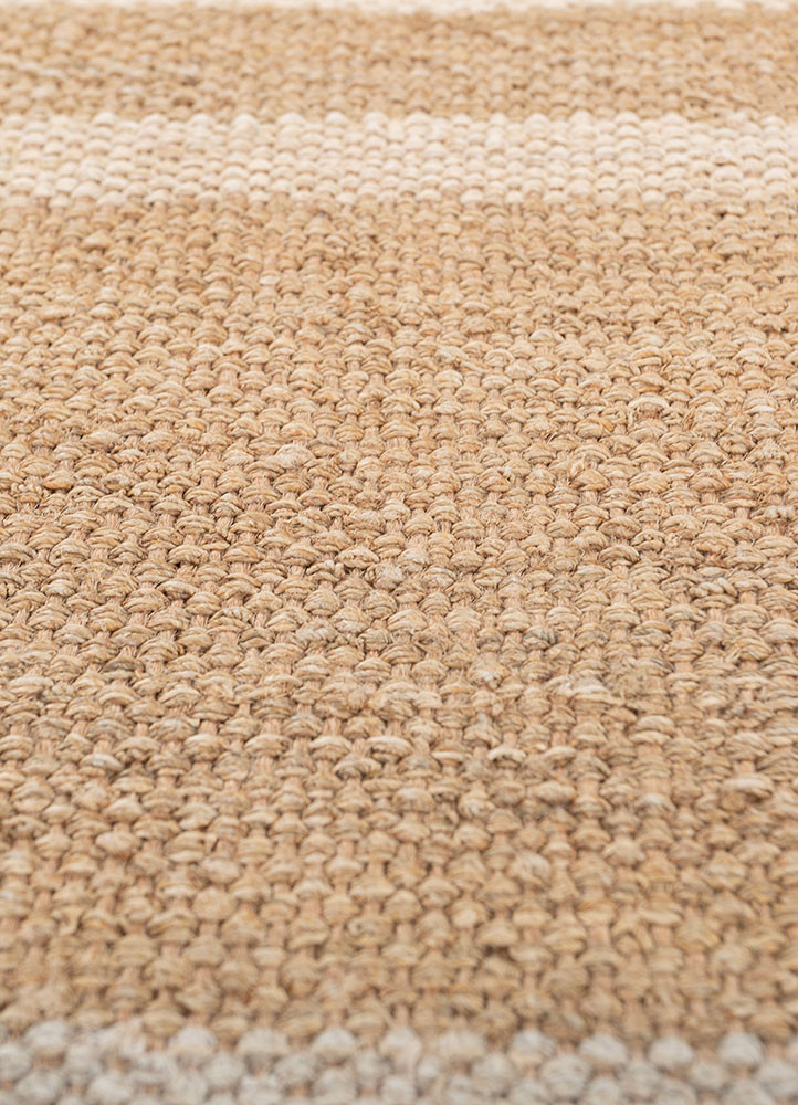 nomadic threads beige and brown jute and hemp flat weaves Rug - CloseUp