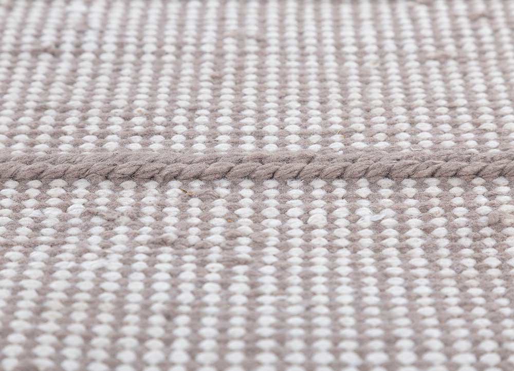al fresco grey and black polyester flat weaves Rug - CloseUp